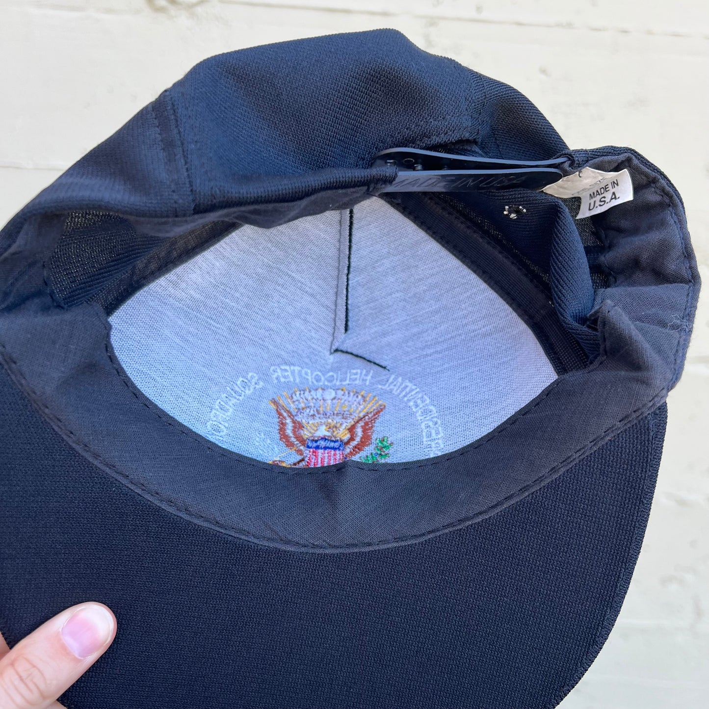 Vintage Presidential Helicopter Squadron 'HMX-1' Scrambled Egg Hat - O/S - Made In USA