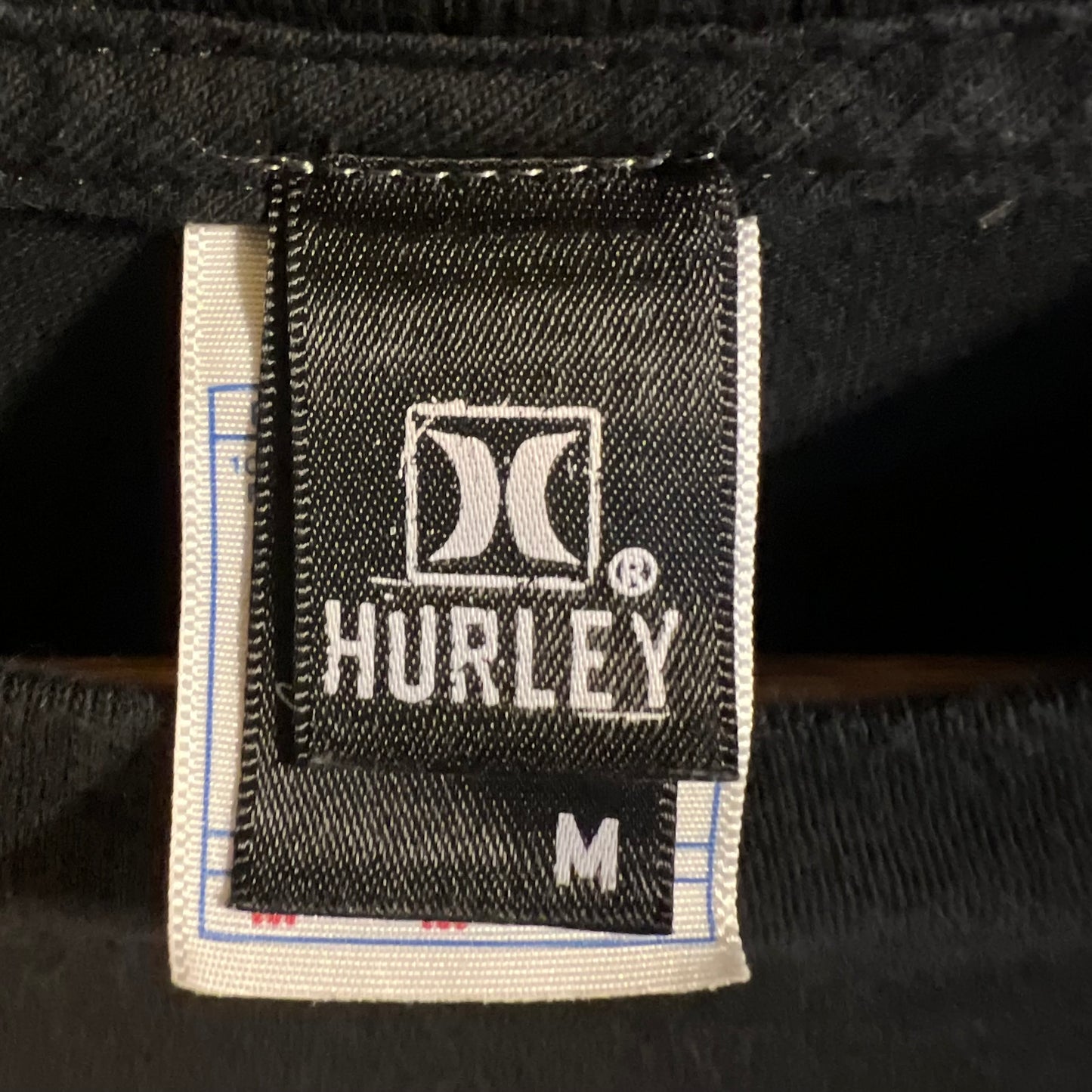 Vintage 2000's Hurley Int. 'Freedom Co." Center Logo T-Shirt - Size Medium - Black/Green