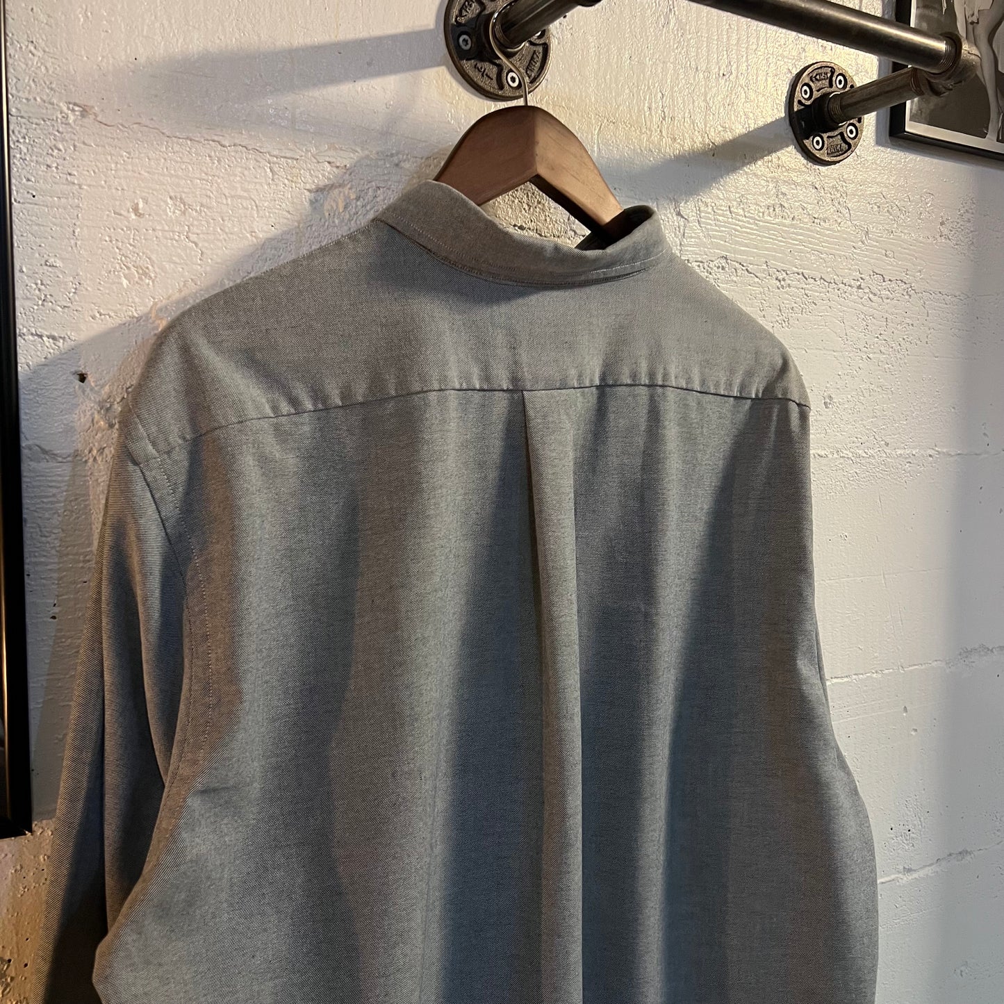 Vintage 80's/90's Arrow Dover Chambray Button Down Shirt - Size (XL) 17.5 34/35 - Made In USA