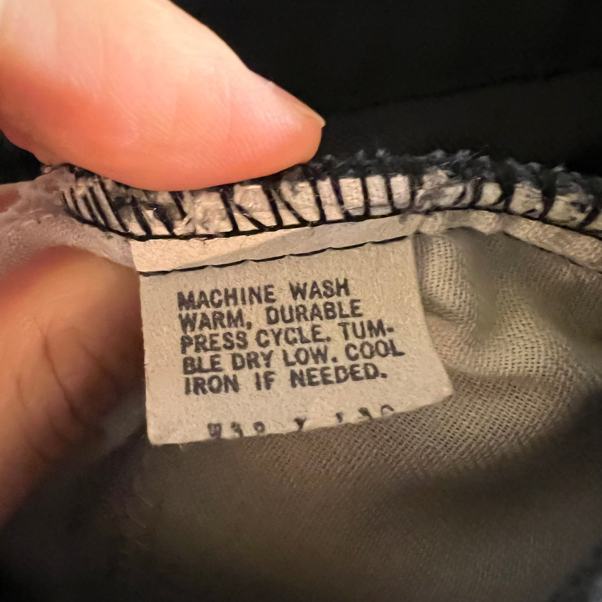 True Vintage Levi's 517 Sta-Prest Boot Cut Pleated Pants - Size 30" x 30" - Made In USA - Charcoal Gray - Talon Zipper