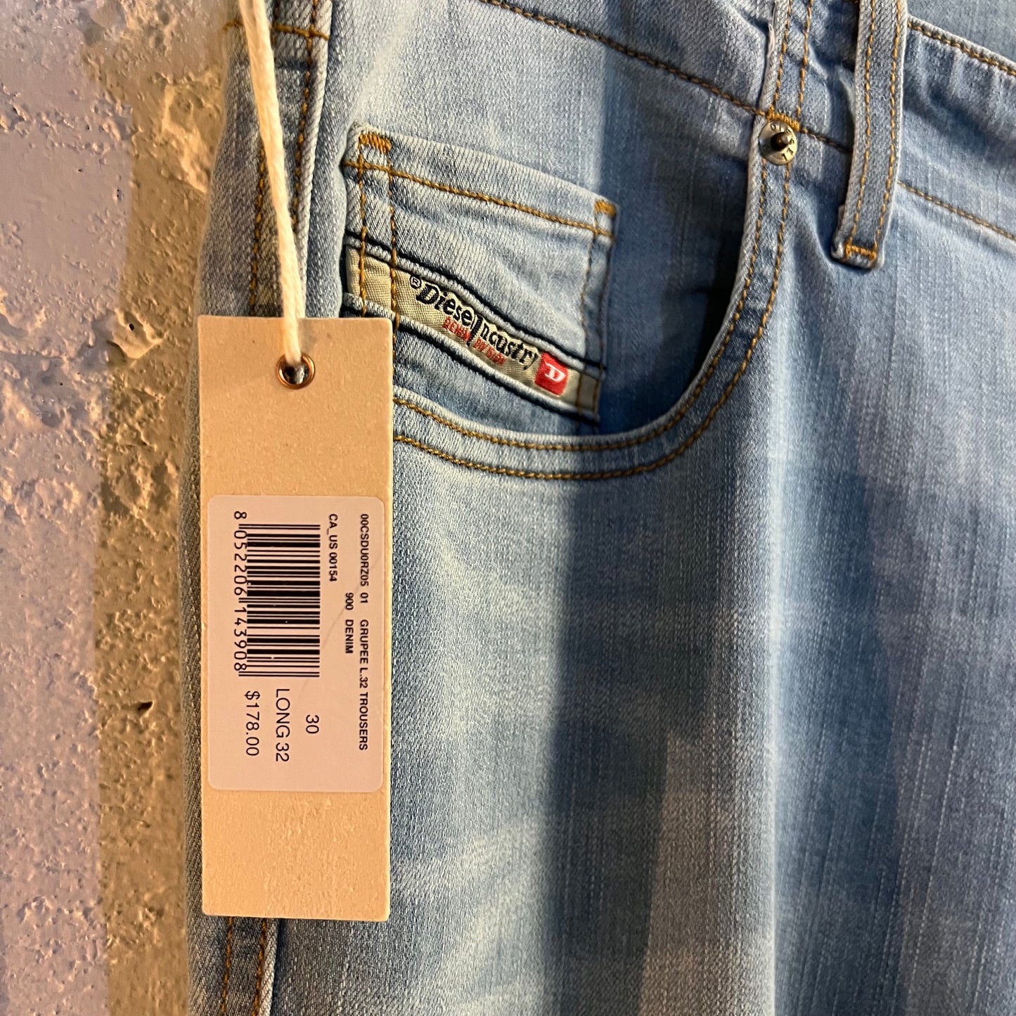 Diesel Gruppe Stretch Denim Sz 32 Made In USA