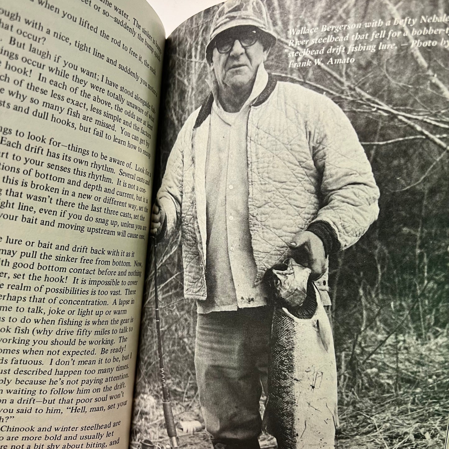 Vintage 1979 Steelhead Drift Fishing Book By Bill Luch
