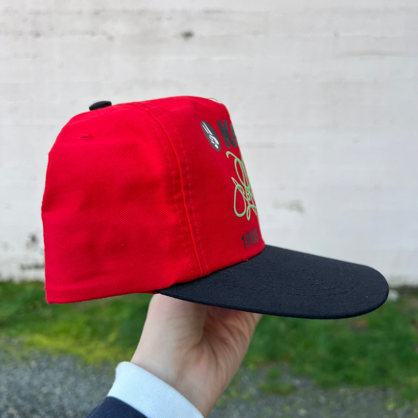 Vintage 90's Kyle Petty Kendall Racing Snapback Hat - OSFA - Red/Black
