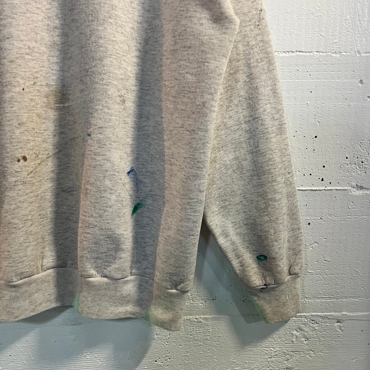 Vintage Distressed Embroidered Dive Utila Honduras Crewneck Sweatshirt - Size Small - Heather Grey
