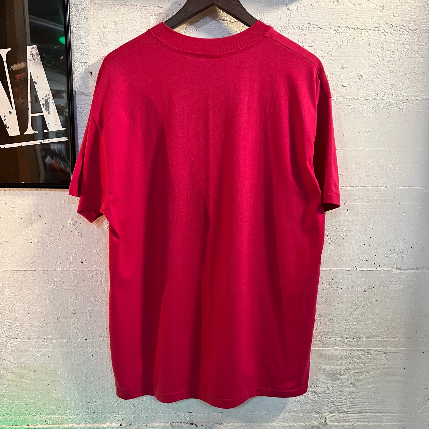 Vintage 90's Astoria, Oregon Column Single Stitch T-Shirt - Size XL - Made In USA - Pink Fushcia