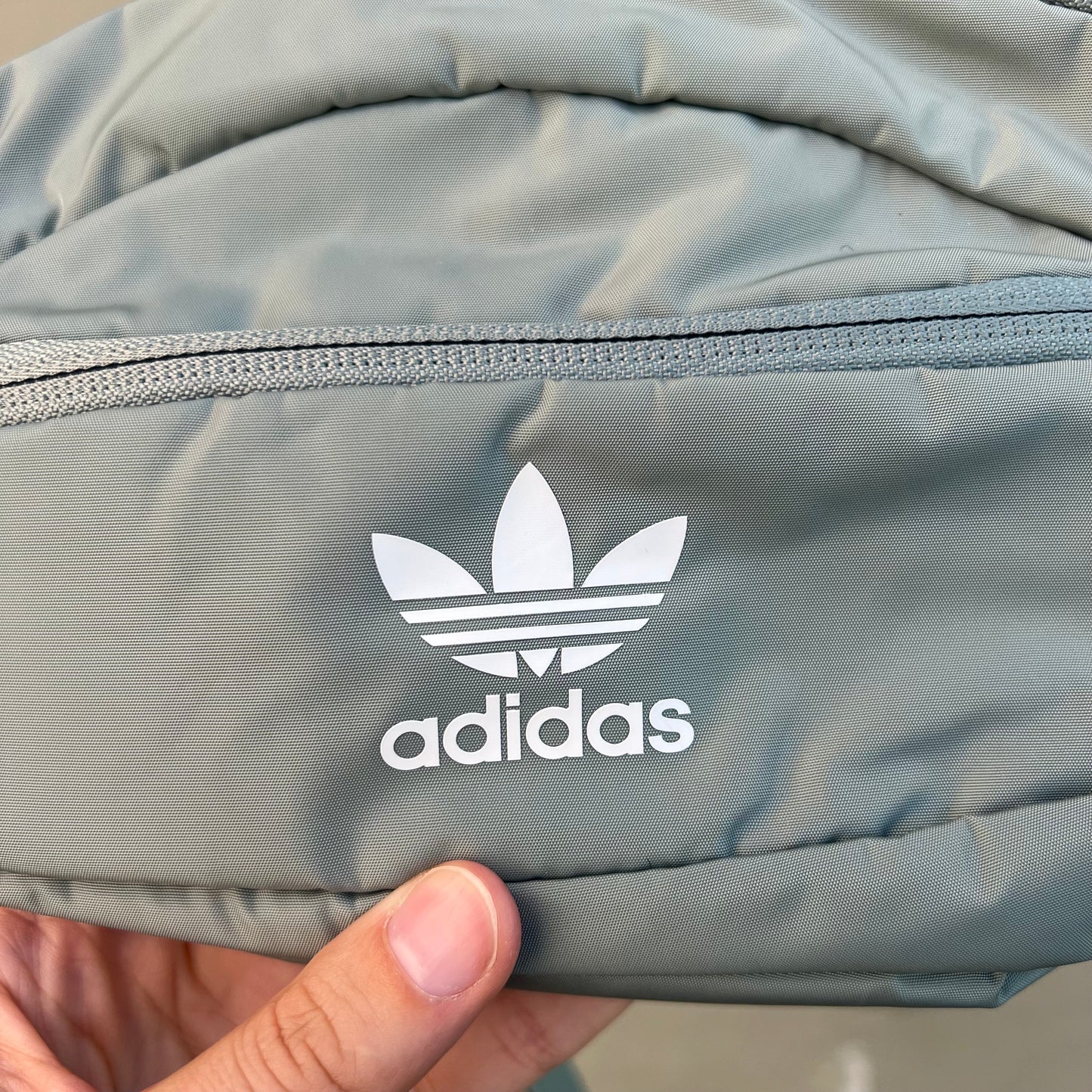 *New* Adidas Originals National Waist Pack Bag - One Size - Silver Green - B175 - #IR3680