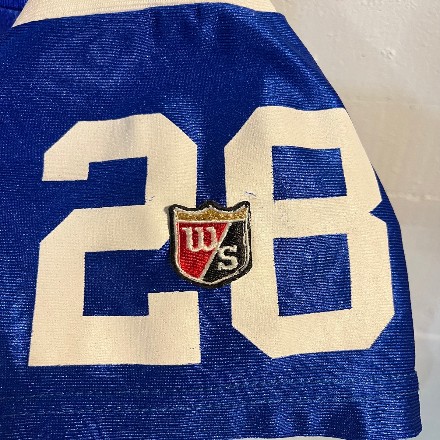 Vintage 90's Wilson Indianapolis Colts Marshall Faulk Youth Jersey - Size Youth Large - Made In USA