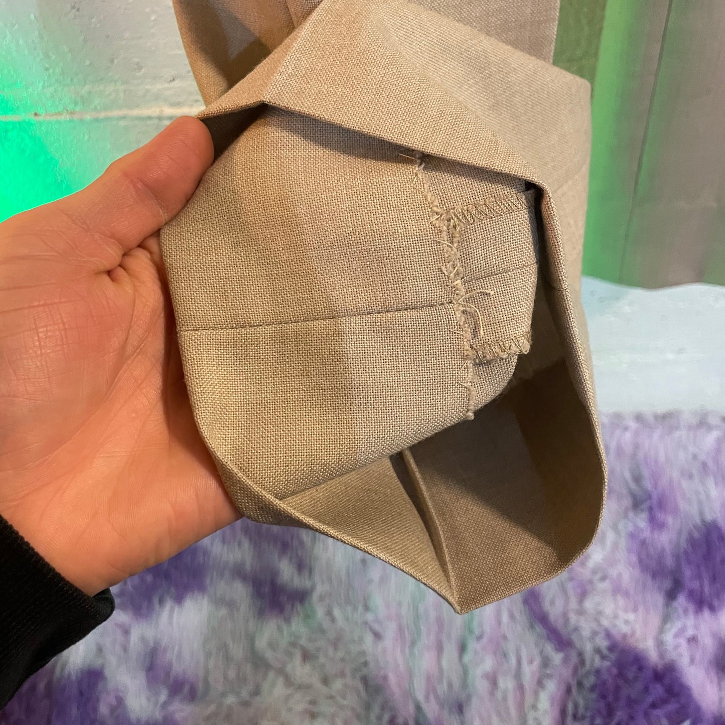 Vintage 1960's/70's Pleated Bootcut Trousers - Size 33"x29" - Made In USA - Talon Zipper