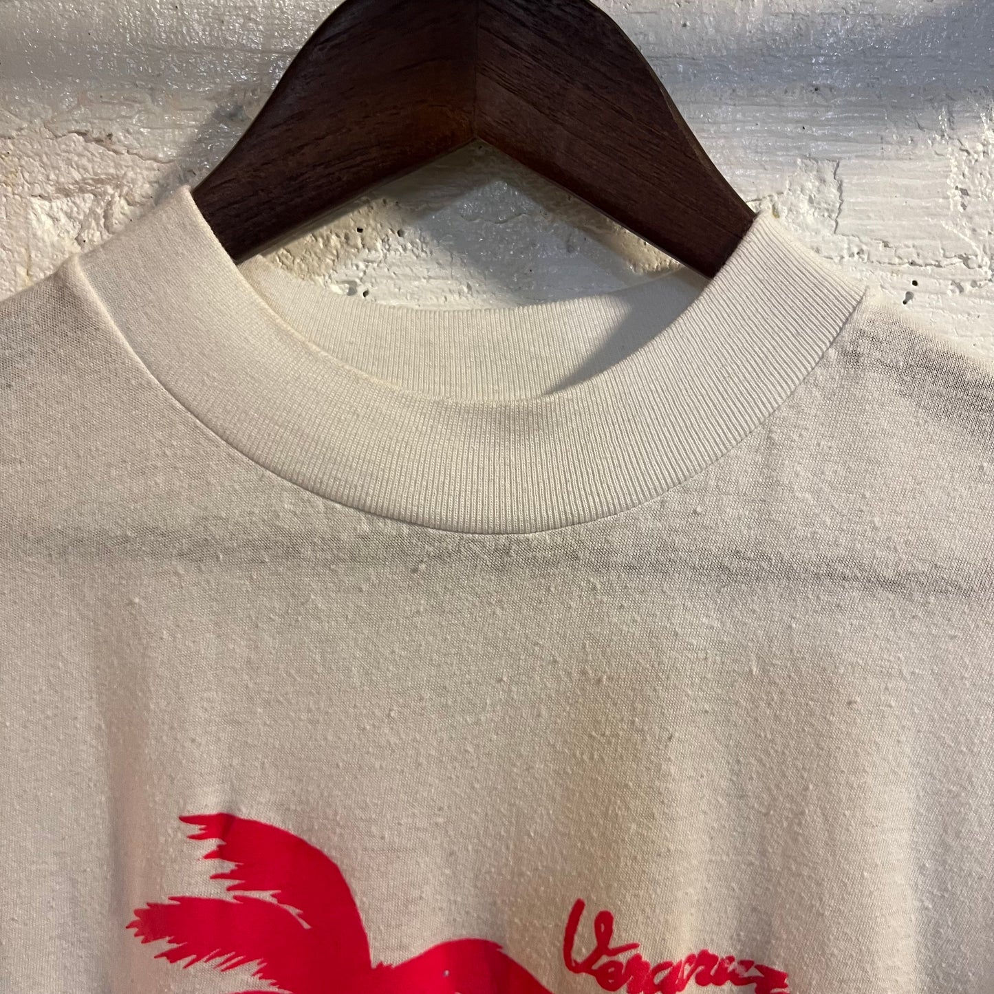 Vintage Mocambo Beach, Veracruz Mexico Baby T-Shirt - Size Youth 2XL - White/Pink/Blue