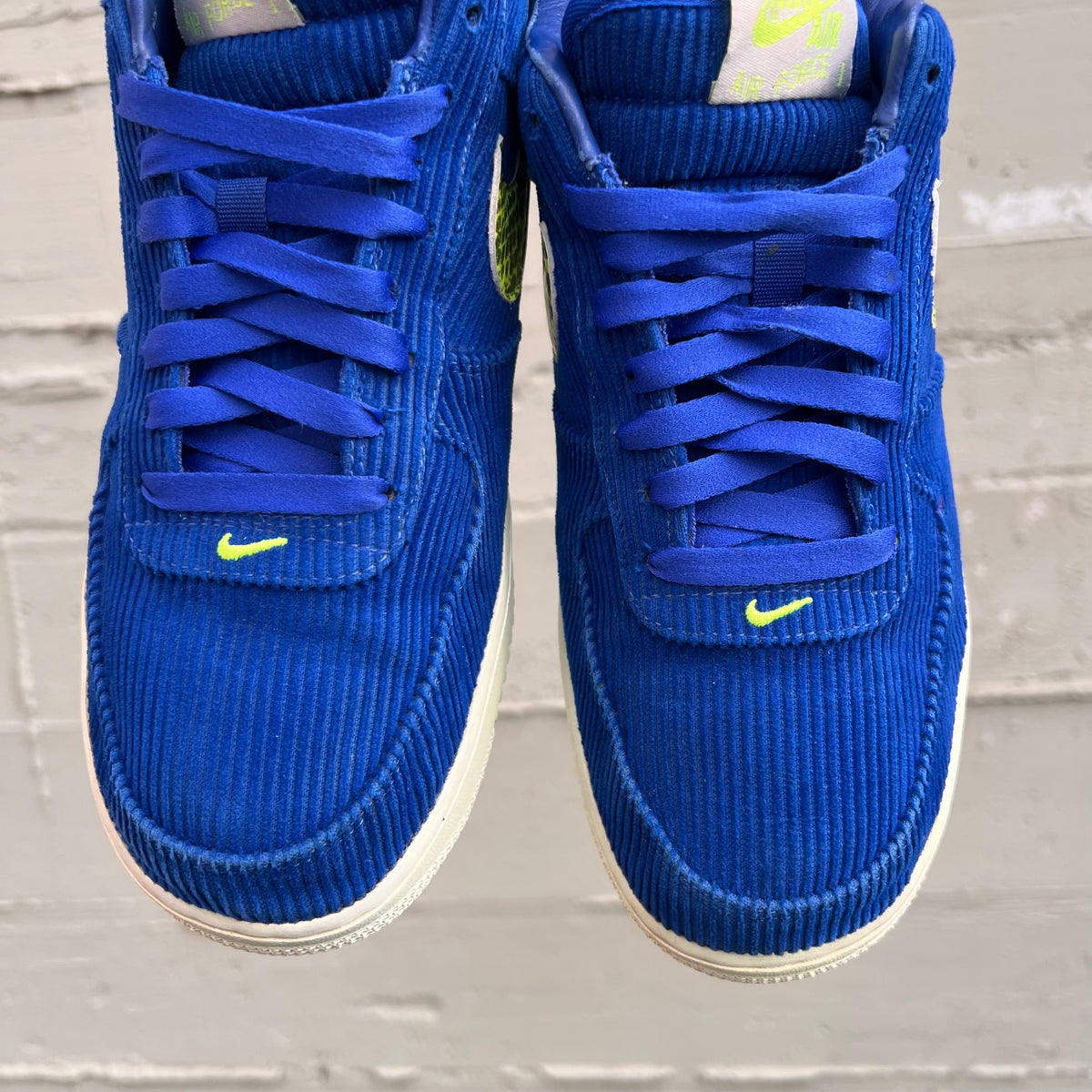 *Pre-Owned* Nike x Olivia Kim Air Force 1 '07 'No Cover' - Size 11W/9.5M - Navy/Yellow-Sail - CK3314-400