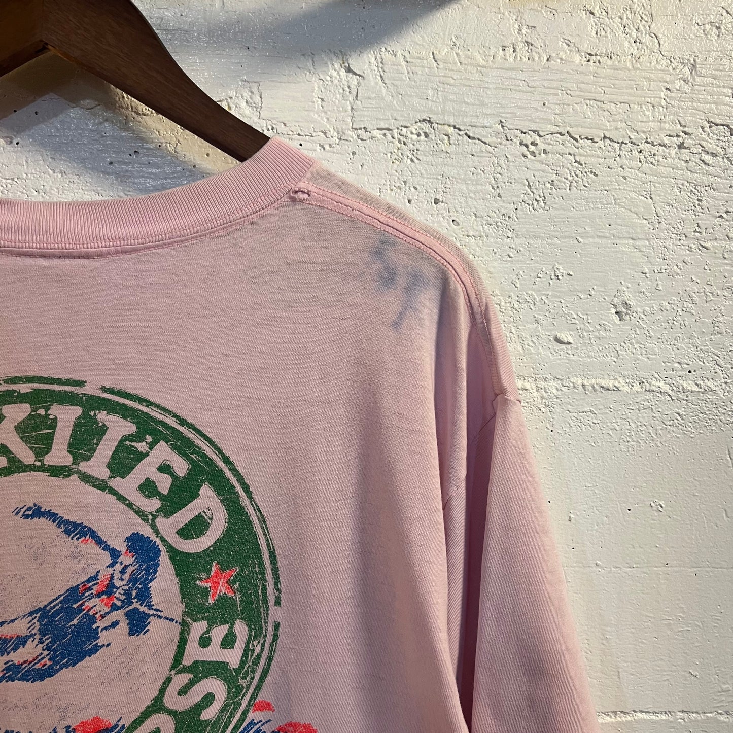 Vintage 90's Distressed Single Stitch 'Active Water Sports' Graphic T-Shirt ' - Size XL - Made In USA