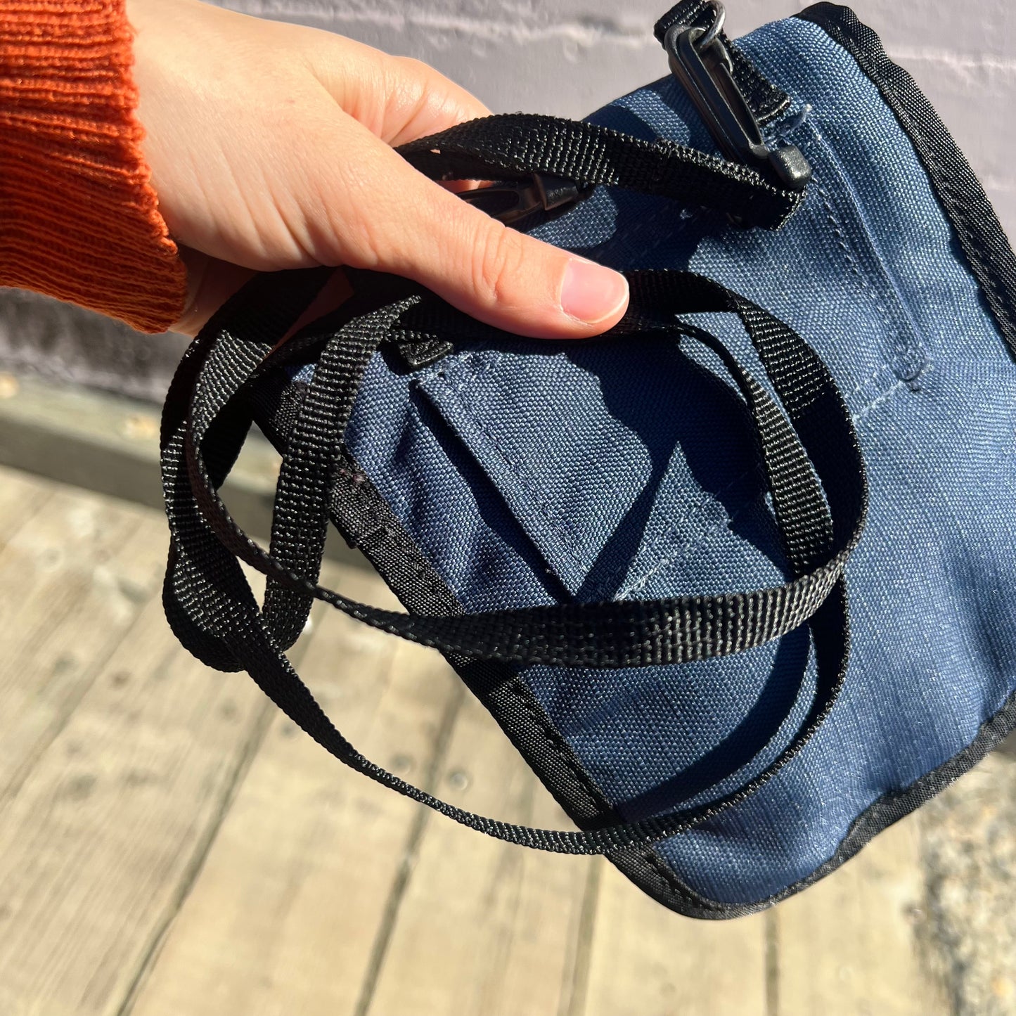 Vintage 90's Nike ACG Cross Body Adventure Bag - O/S - Navy/Tan