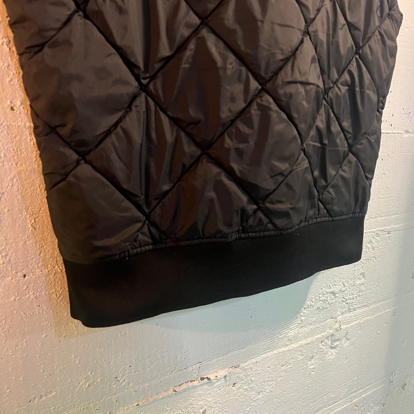 Dickies Quilted Nylon Bomber Workwear Vest - Size Large - Black