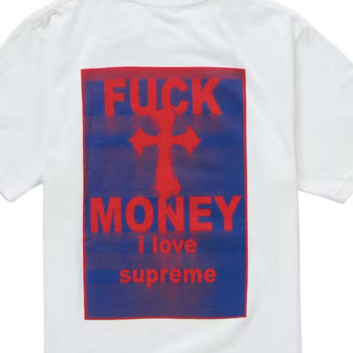 *New* Supreme 'F*ck Money' T-Shirt - Size Large - White - FW24