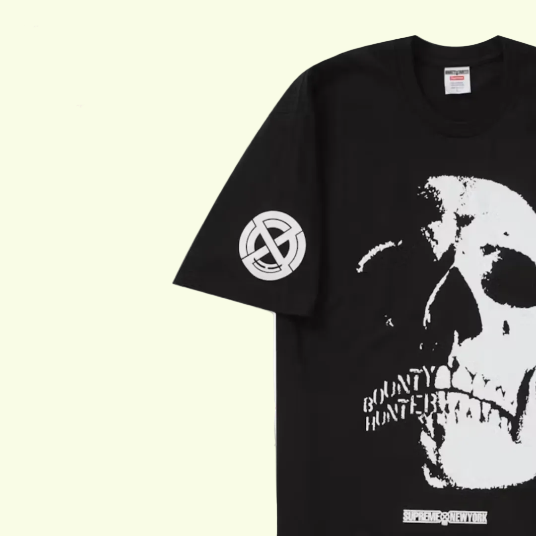 *New* Supreme x Bounty Hunter 'Skulls' T-Shirt (FW23) - Size Large - Made In USA - Black