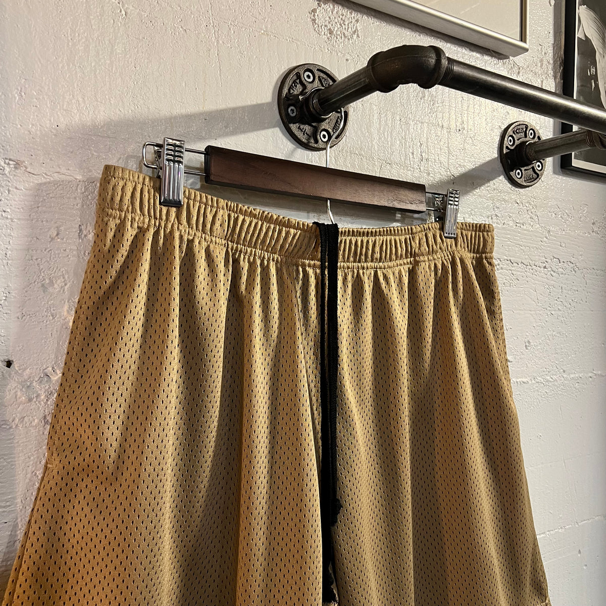 *Pre-Owned* John Elliott AAU Mesh Short - Size Large (3) - Gold