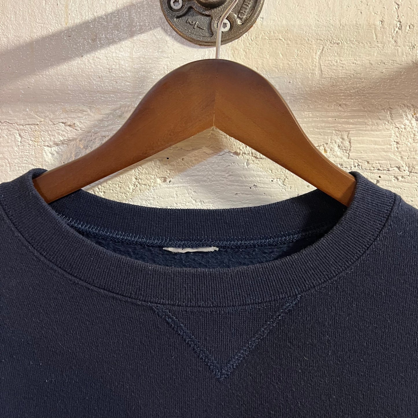 Vintage 90's U.S. Navy Mom Collegiate Navy Seal Crewneck Sweatshirt - Size XL - Made In USA - Navy