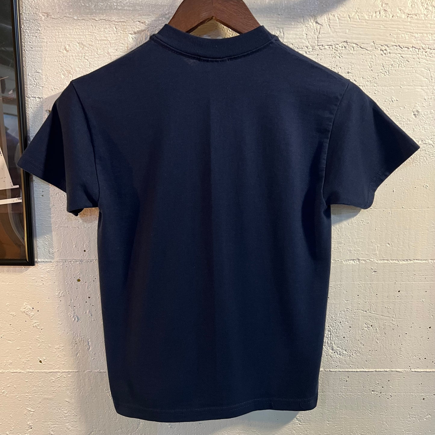 Vintage 2001 'Spaceship Baby T-Shirt - Size Youth Medium - Navy Blue