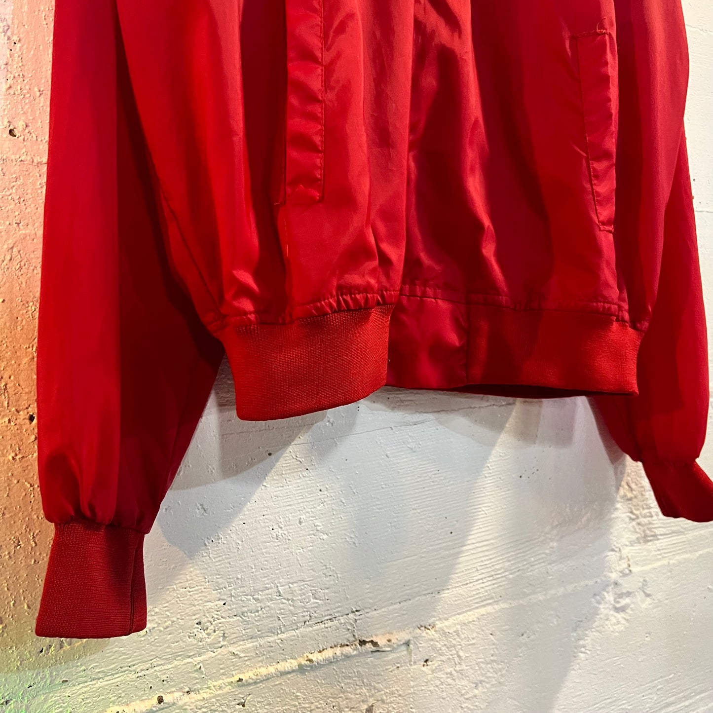 Vintage 1980's Super Bowl XX (Twenty) Chalk Line Jacket - Size XL - Made In USA - Red