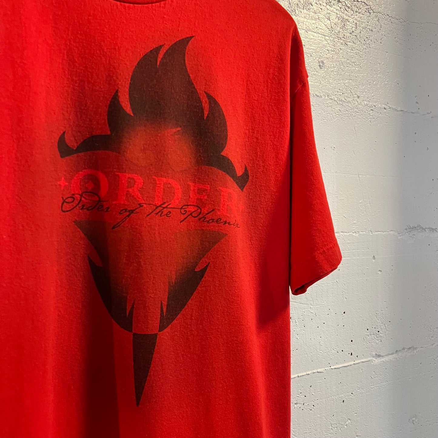 Vintage Y2K 2007 Harry Potter ‘Order Of The Phoenix’ Movie Promo T-Shirt - Size Large - Red/Black