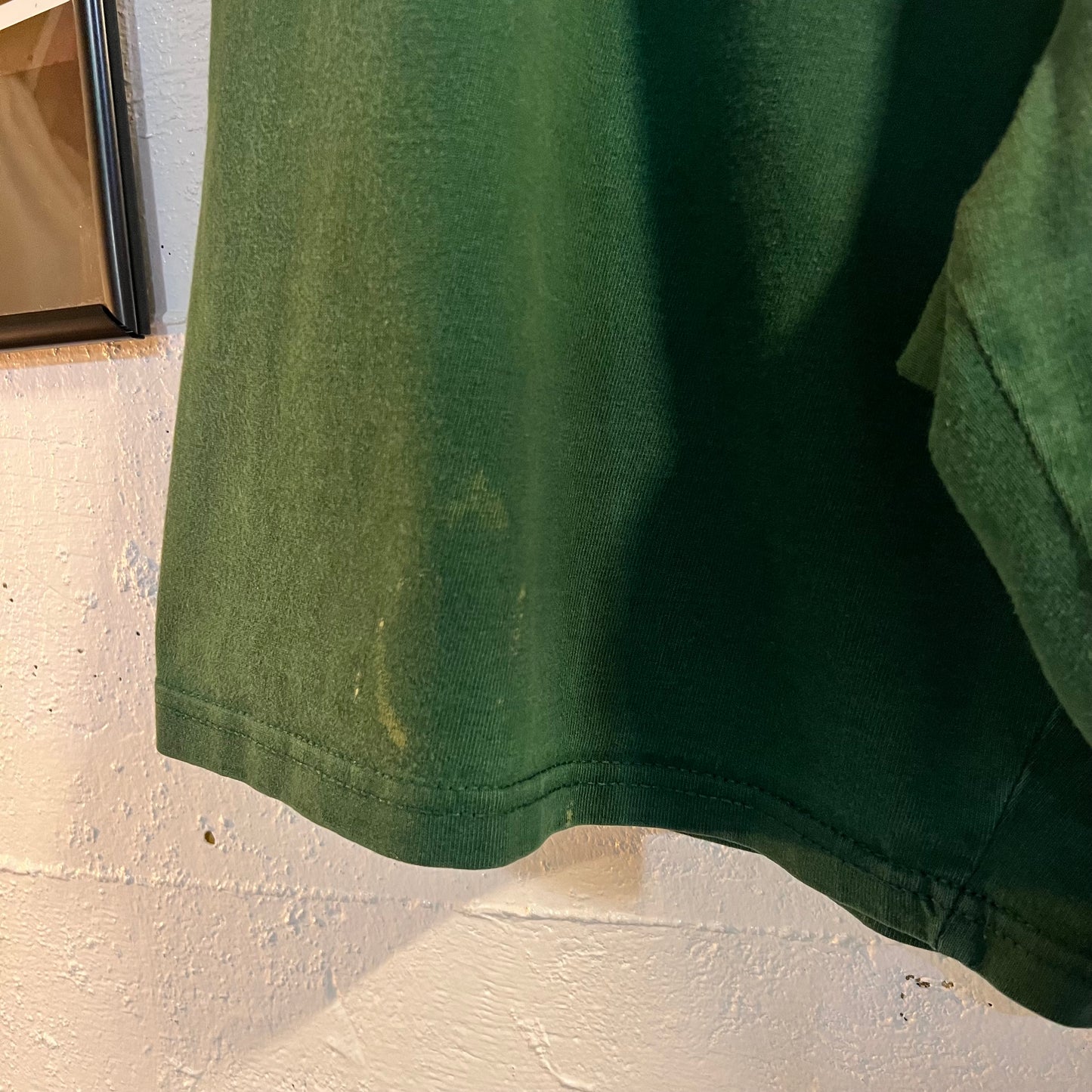 Vintage Jerzees Volleyball Cotton Adjustable Waist Shorts - Size Medium - Made In USA - Green