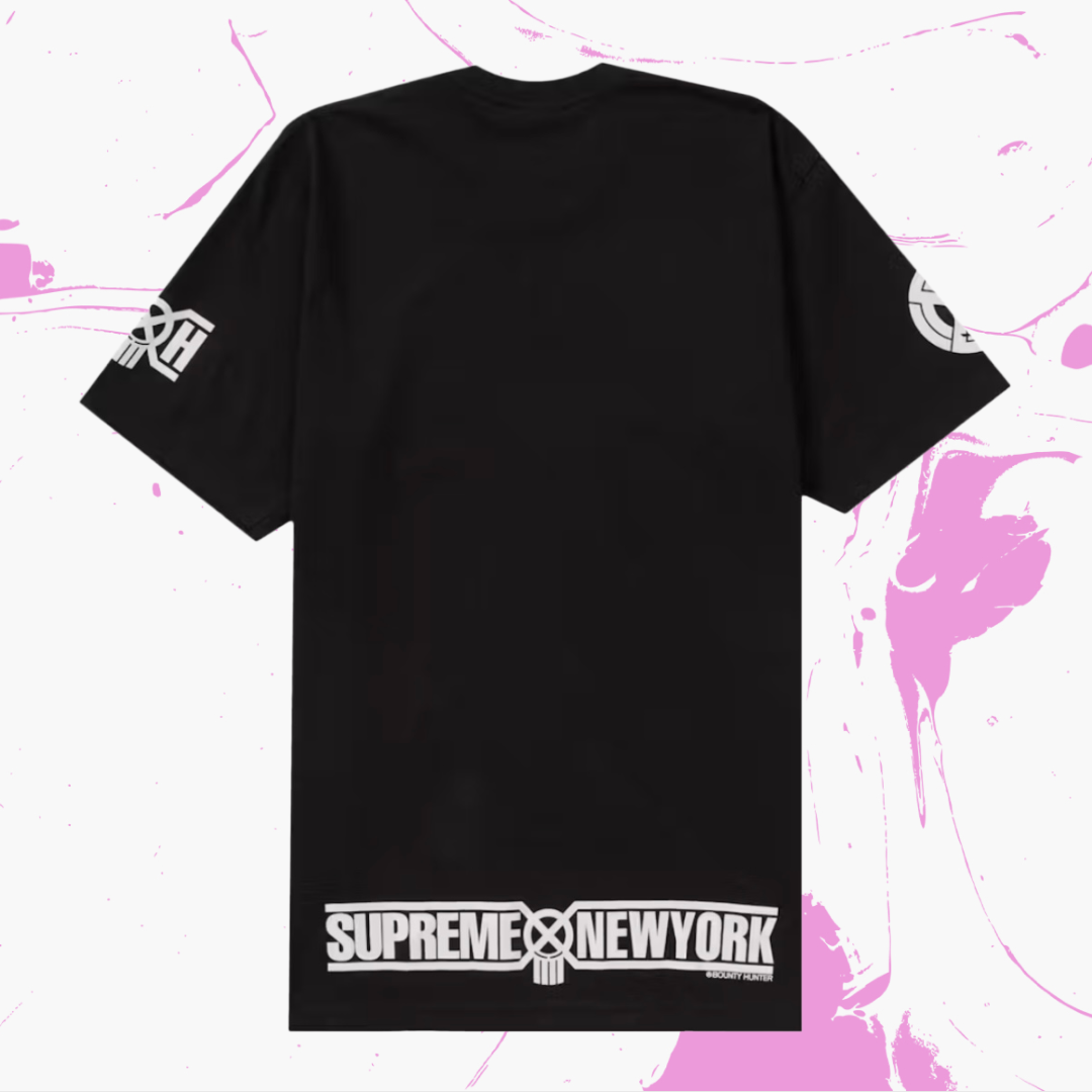 *New* Supreme x Bounty Hunter 'Skulls' T-Shirt (FW23) - Size Large - Made In USA - Black