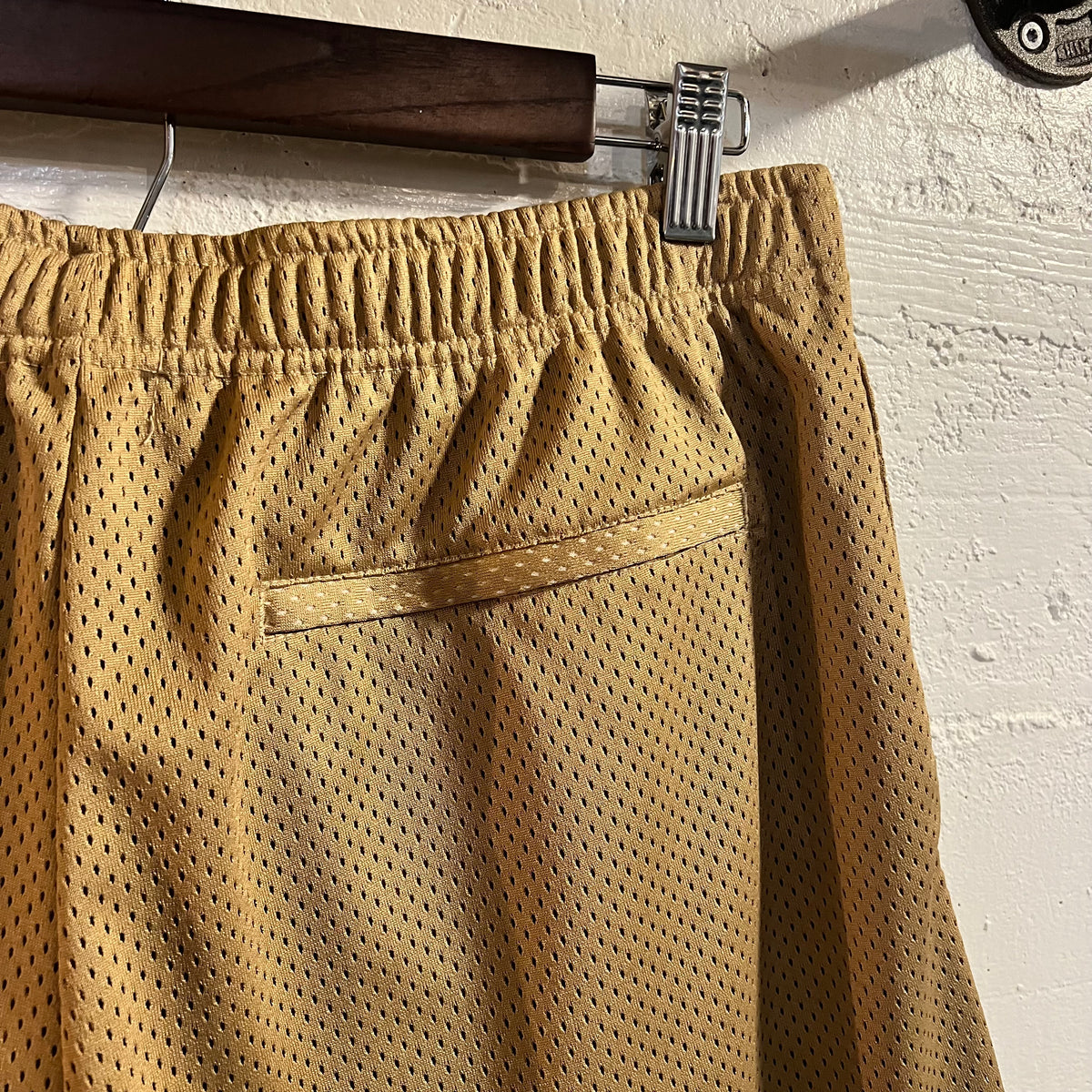 *Pre-Owned* John Elliott AAU Mesh Short - Size Large (3) - Gold