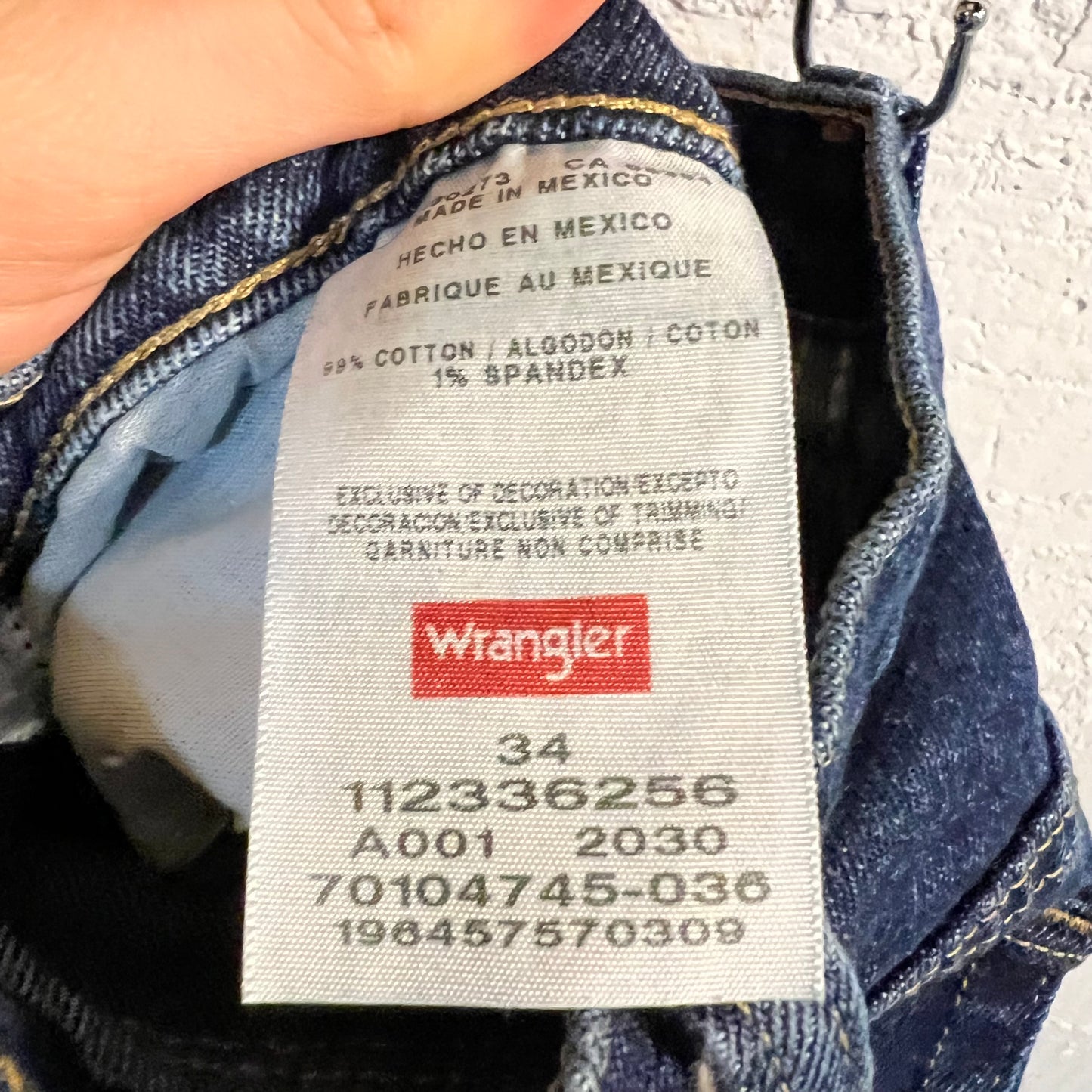 Vintage Wrangler Relaxed Fit Baggy Denim Shorts - Size 34 - Dark Wash