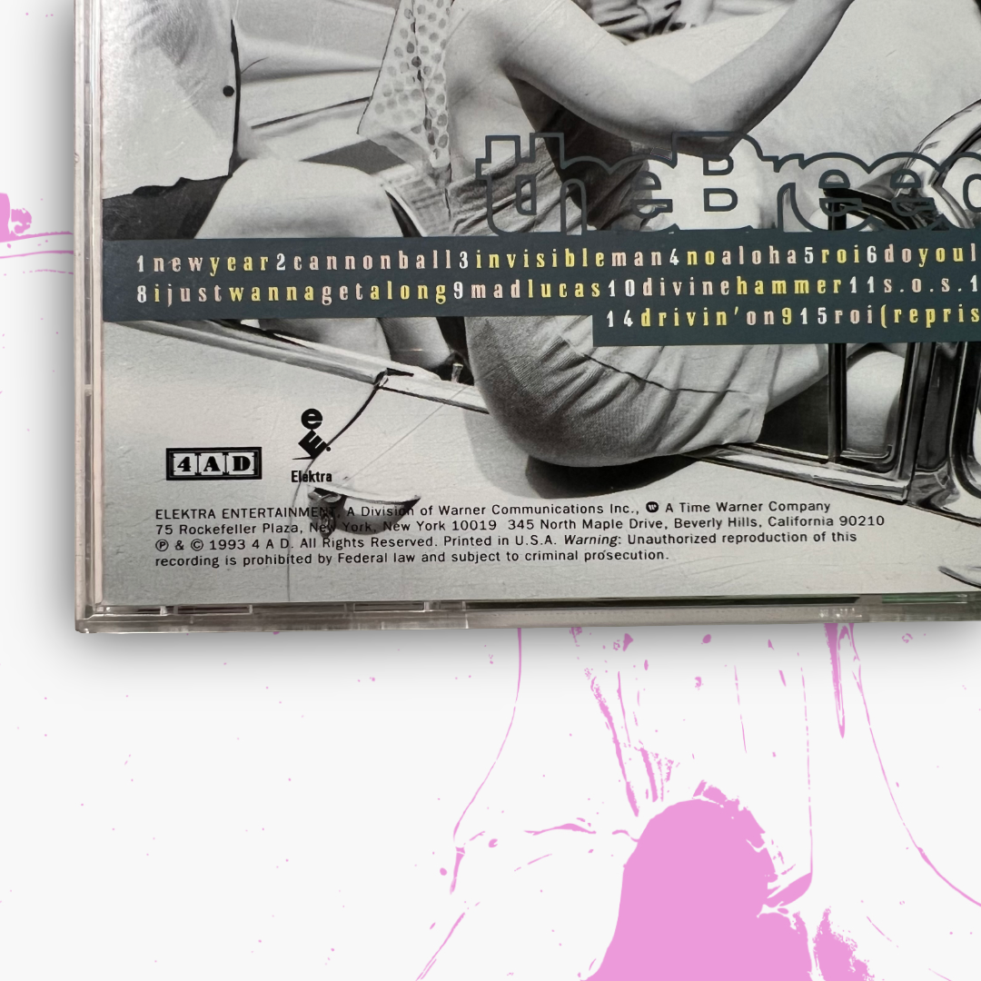 Vintage 1993 The Breeders 'Last Splash' CD
