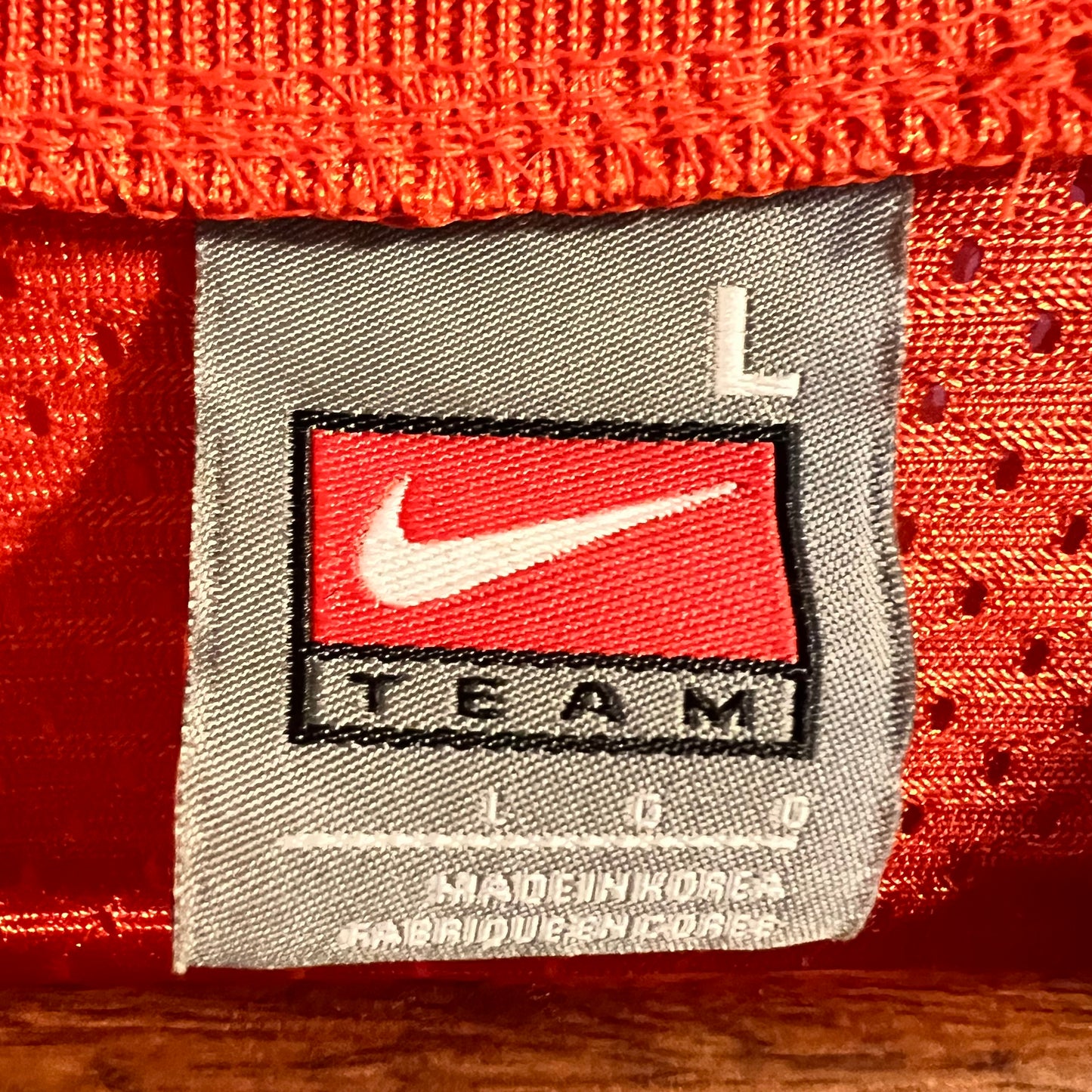 Vintage Y2K Nike Oregon State University ‘#19’ Mesh Football Jersey - Size Large - Black/Orange/White