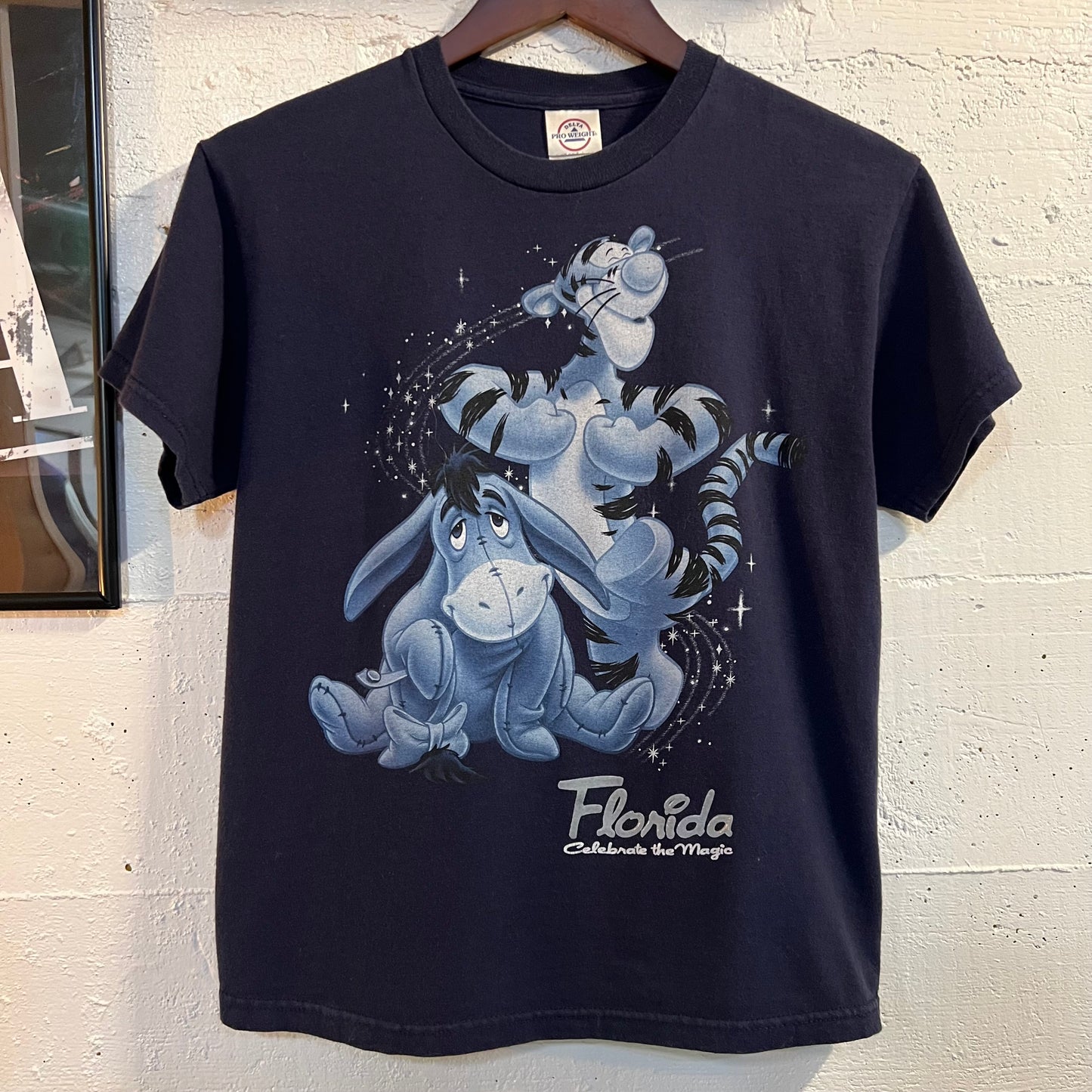 Vintage Disney Florida ‘Celebrate The Magic’ Baby T-Shirt - Size Youth Large - Navy/Blue