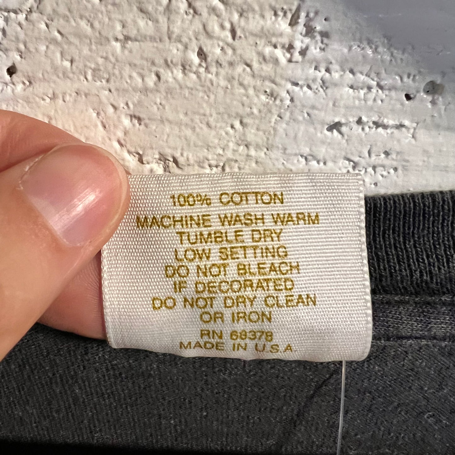 Vintage 90's Rare Pig Pen Psychedelic Alien Single Stitch Rave T-Shirt - Size XL - Made In USA - Faded Black