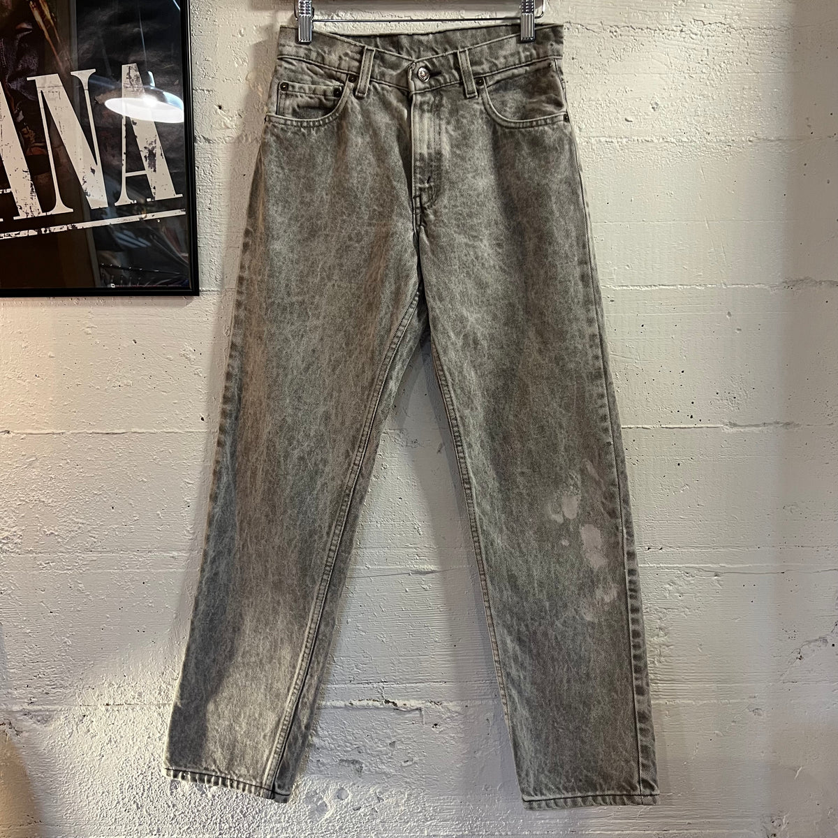 Vintage 90's Levi's 506 Acid Wash Straight Leg Denim Jean - Size 28" x 29.5" - Made In USA