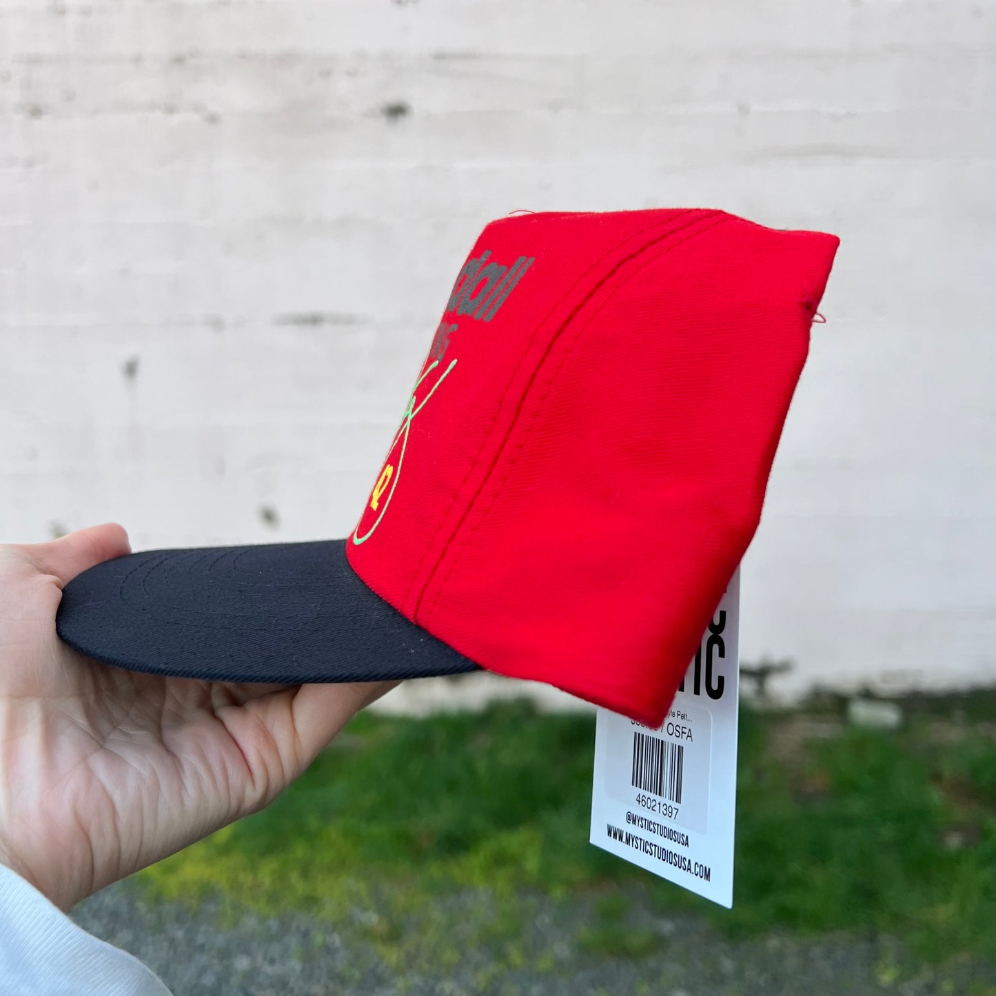 Vintage 90's Kyle Petty Kendall Racing Snapback Hat - OSFA - Red/Black