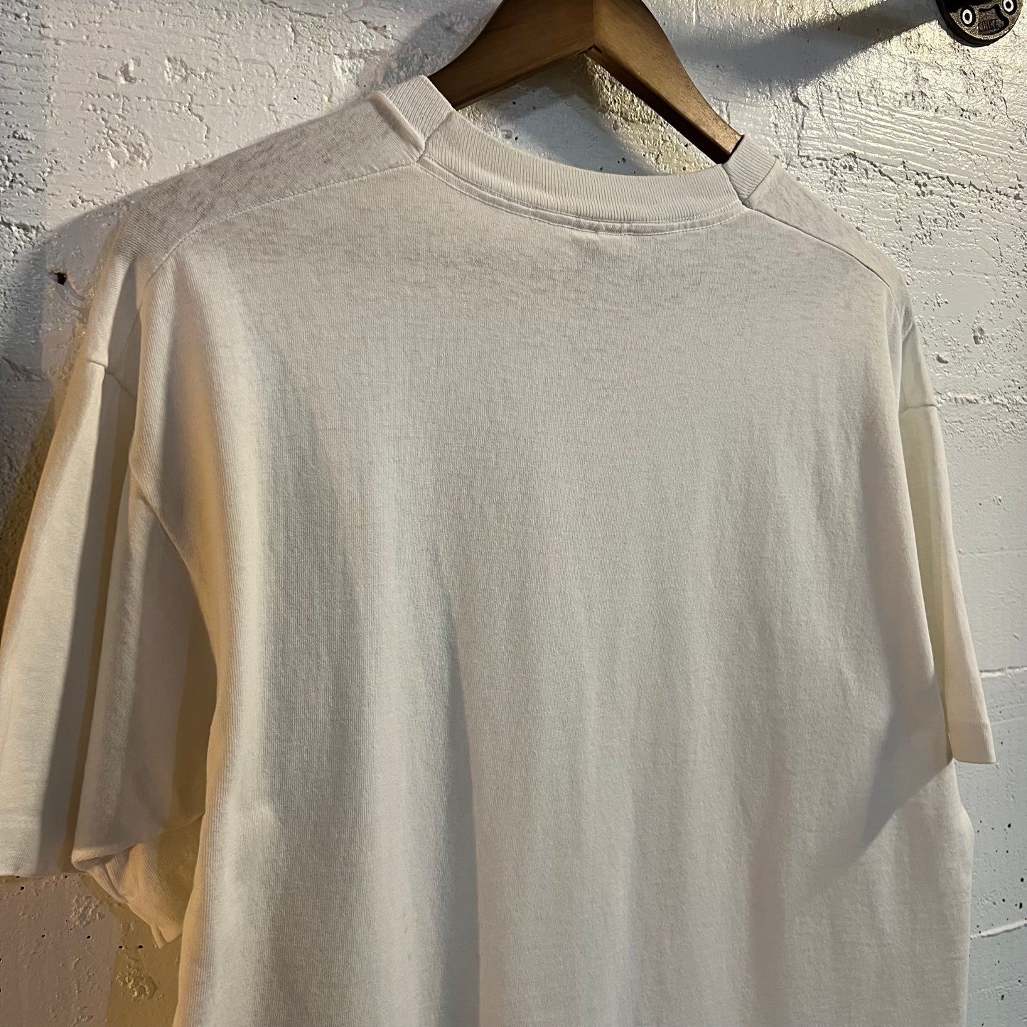 Vintage 90's Distressed The Weather Channel Single Stitch T-Shirt - Size Large - Made In USA - White