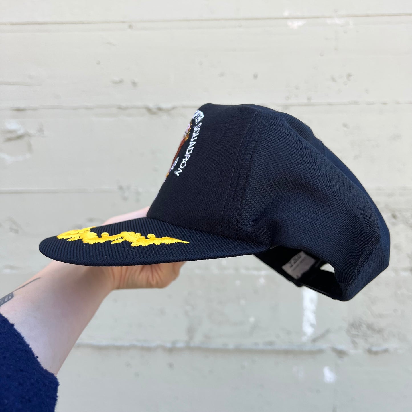 Vintage Presidential Helicopter Squadron 'HMX-1' Scrambled Egg Hat - O/S - Made In USA