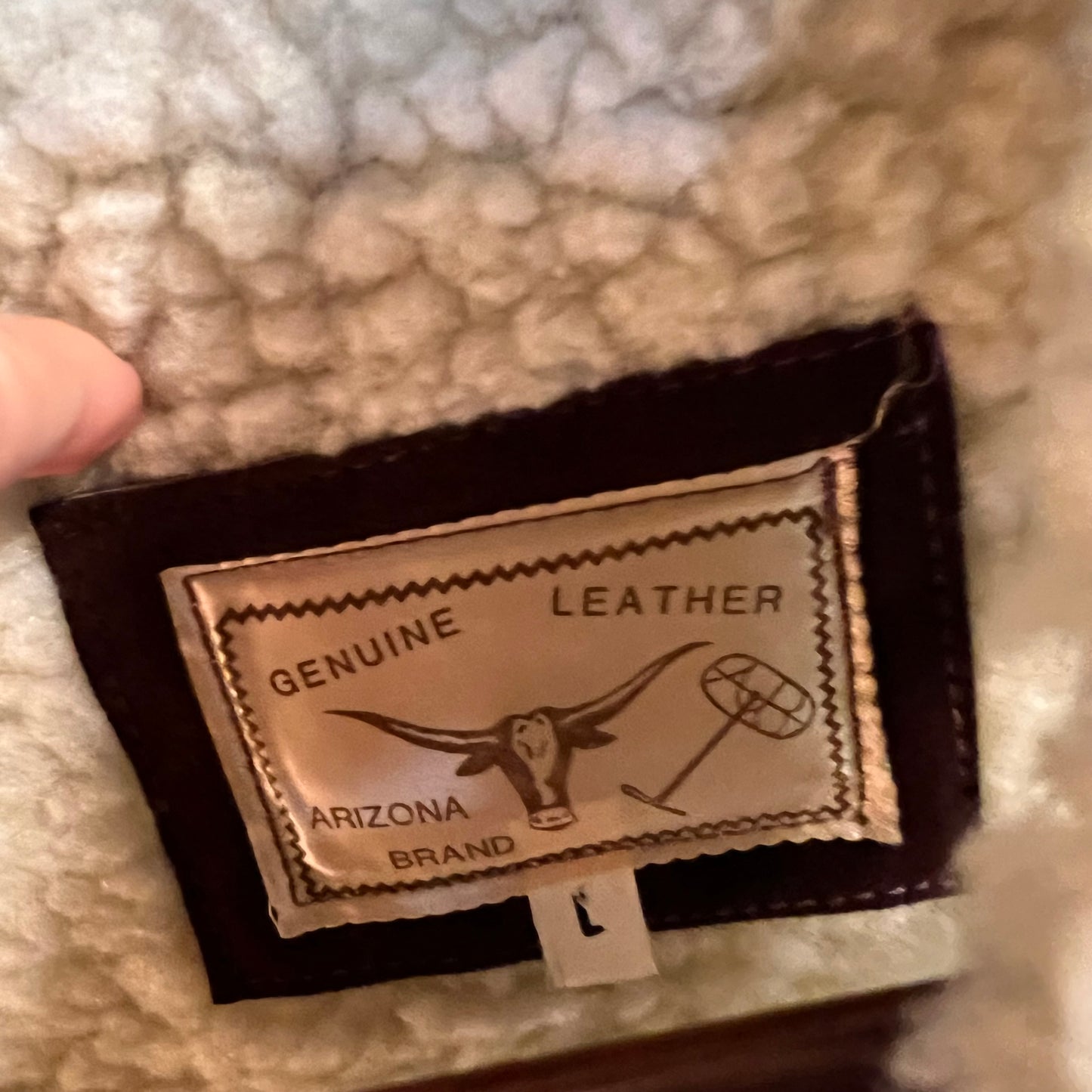 Vintage 1970's Genuine Suede Leather Faux Shearling Fleeced Lined Vest - Youth Large - Brown/Tan