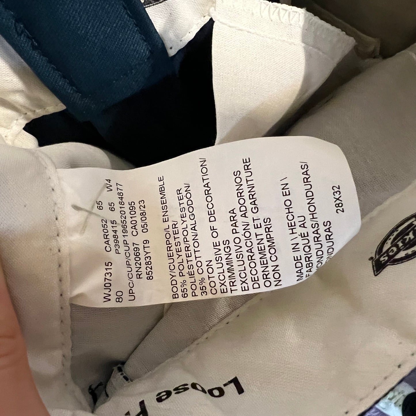 Dickies Double Knee Loose Fit Twill Work Pants - Size 28" x 32" - Teal