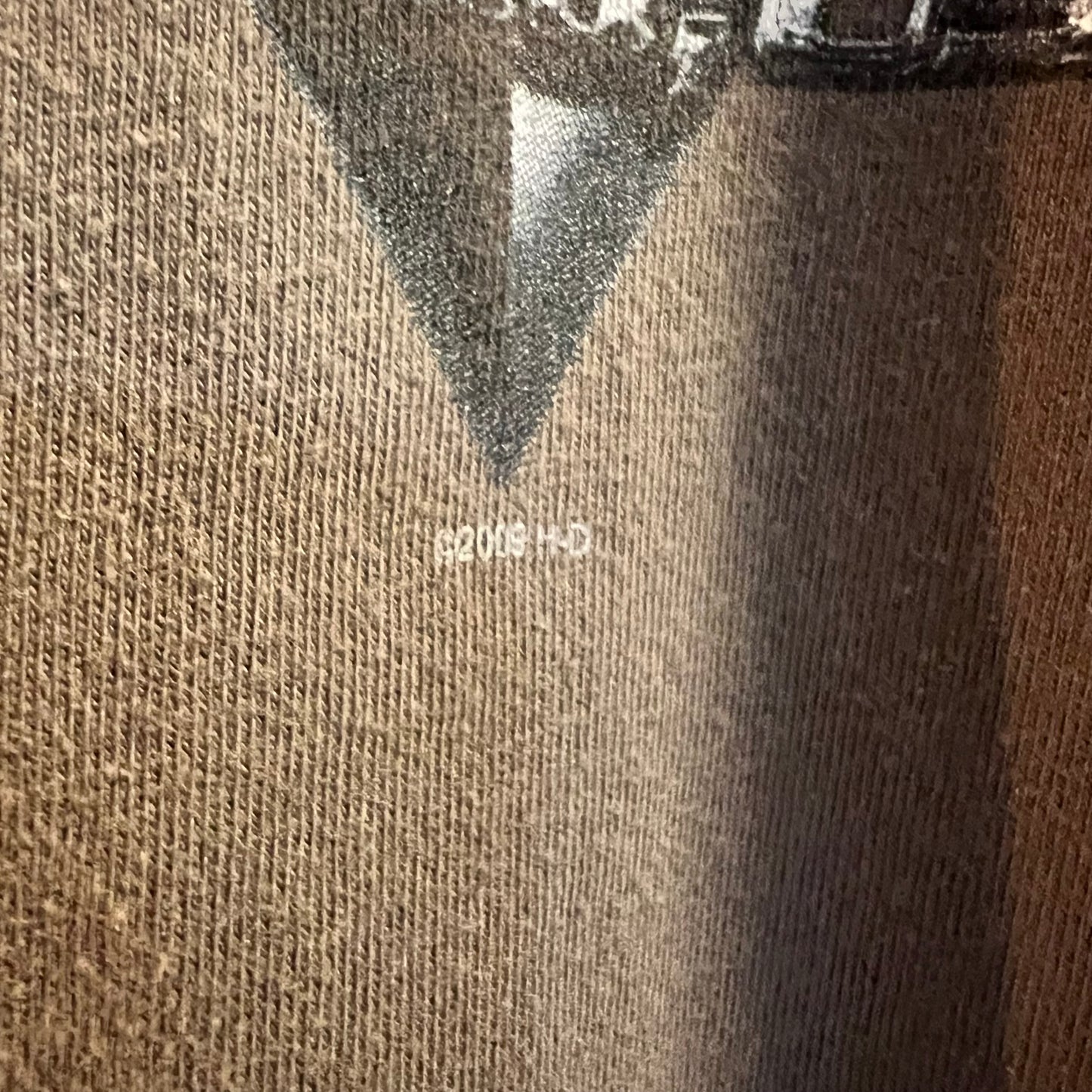 Y2K Harley Davidson Orlando, Florida Chrome T-Shirt - Size Large - Made In USA - Grey/Multicolor