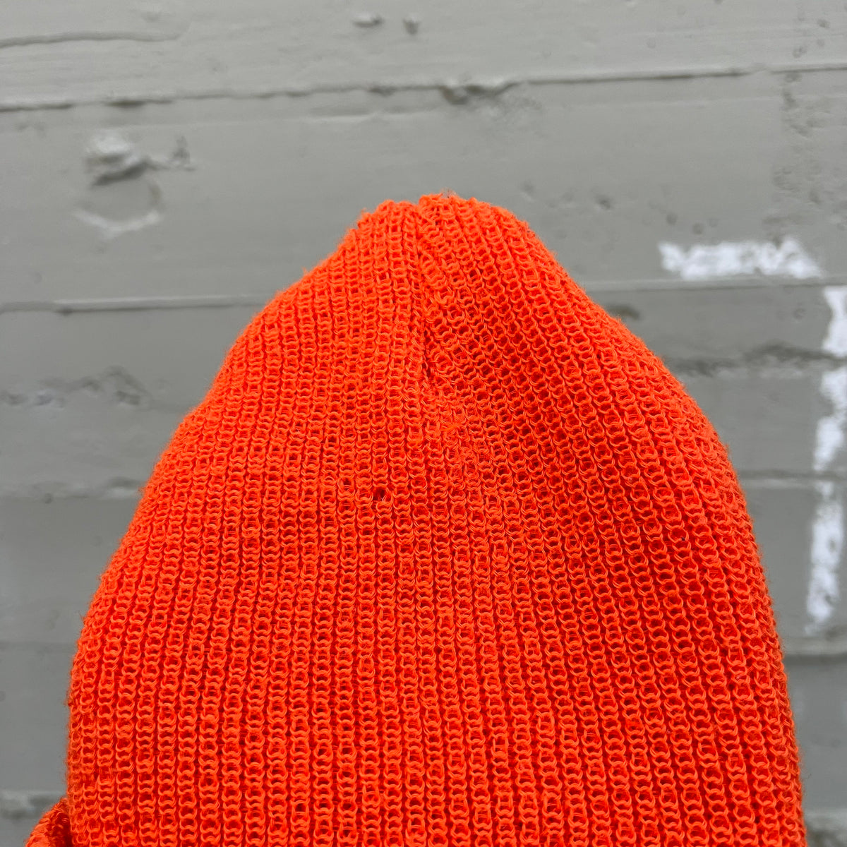 Vintage Burnt Orange Cuffed Watch Cap Beanie - O/S - Made In USA - Burnt Orange