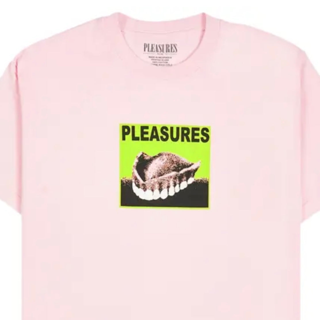 *New* Pleasures 'Dental' T-Shirt - Size Large - Pink