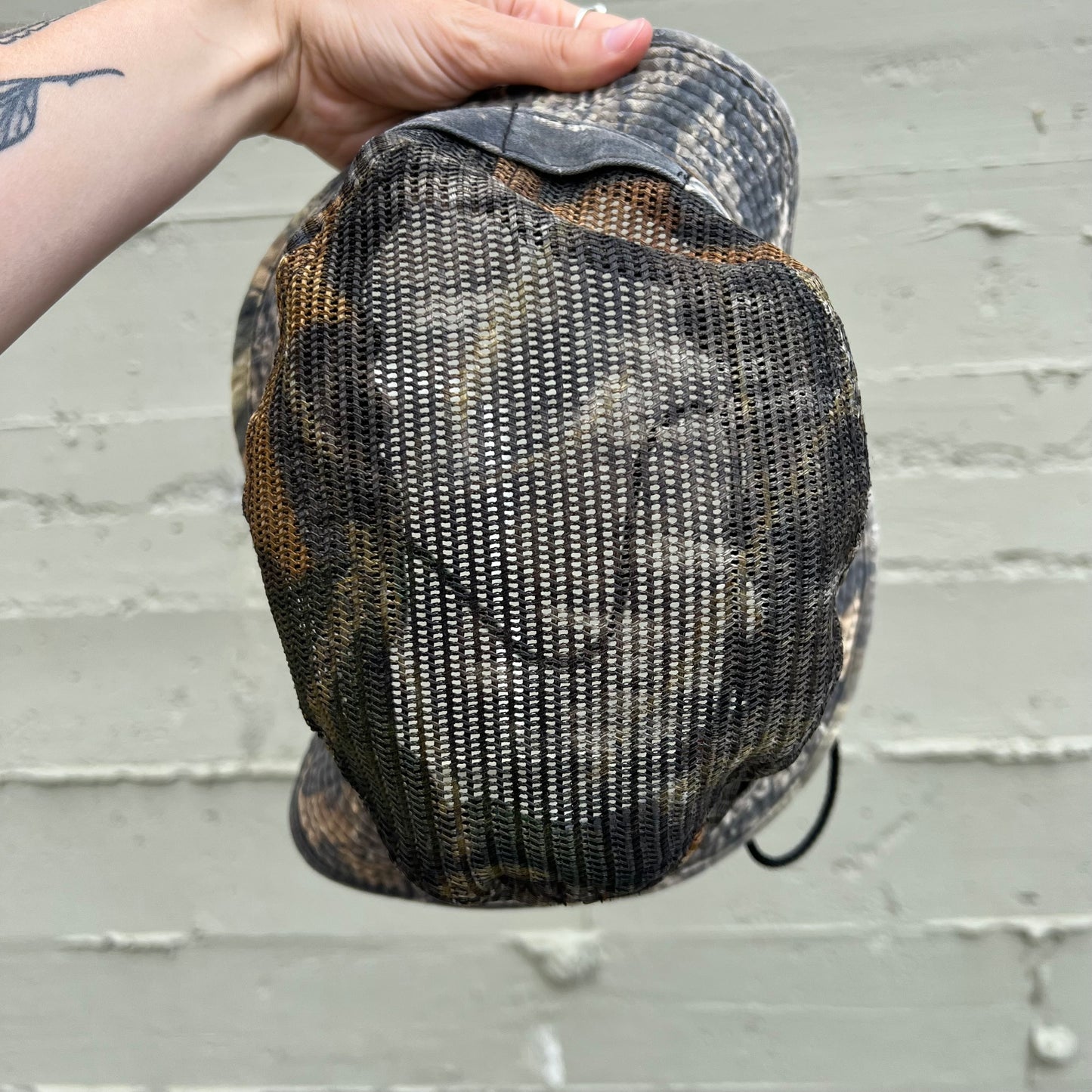 Vintage Cabela's Realtree Camo Mesh Boonie Hat - One Size Fits All