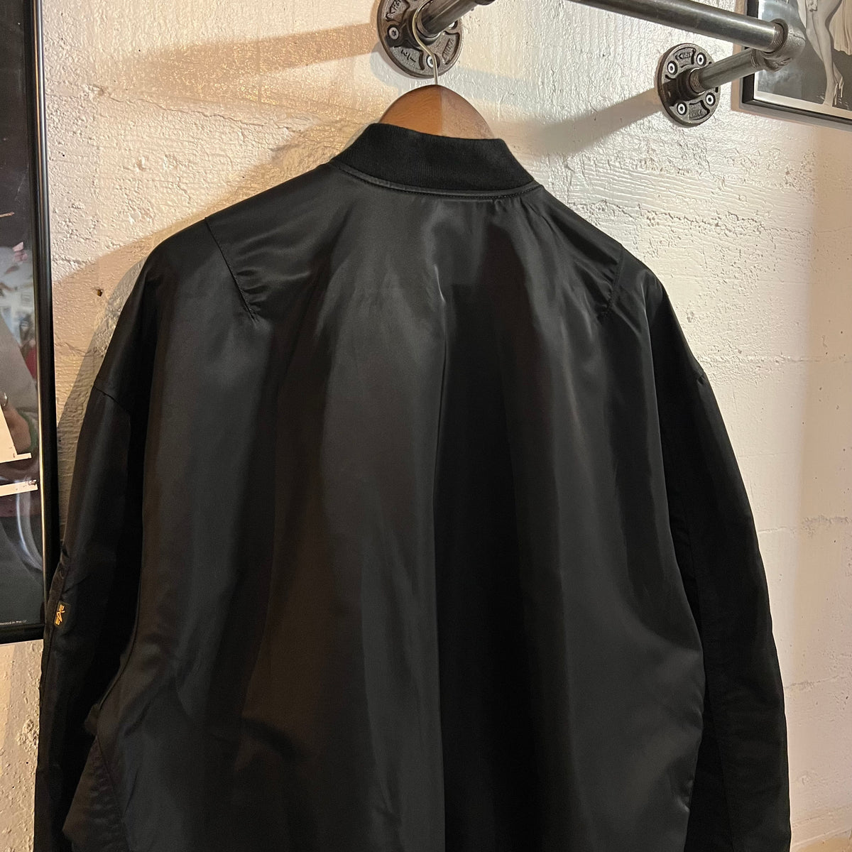 Alpha Industries L-2B MOD GEN II BOMBER JACKET Bomber Flight Jacket - Size Medium - Black/Gray