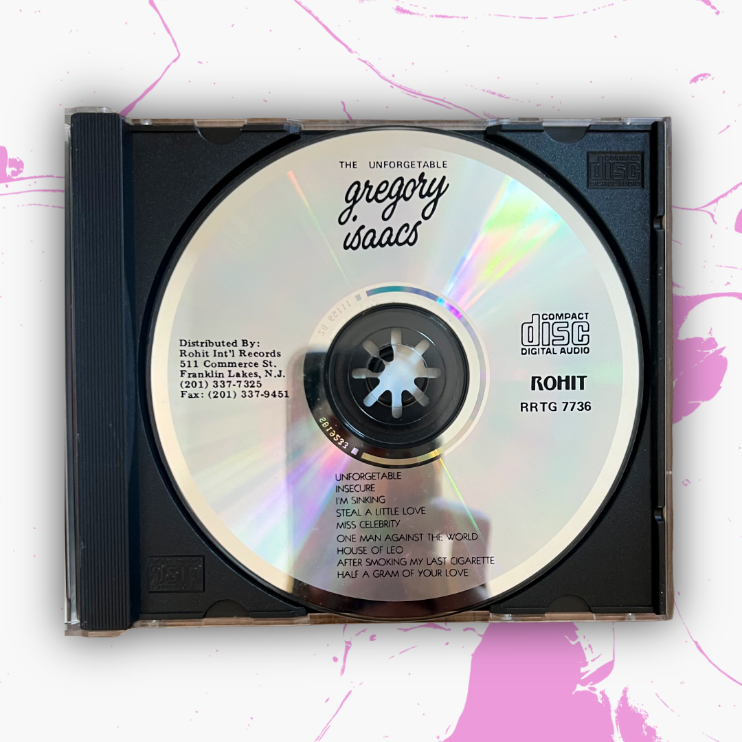Vintage 1994 Gregory Isaacs ‘The Unforgetable’ CD
