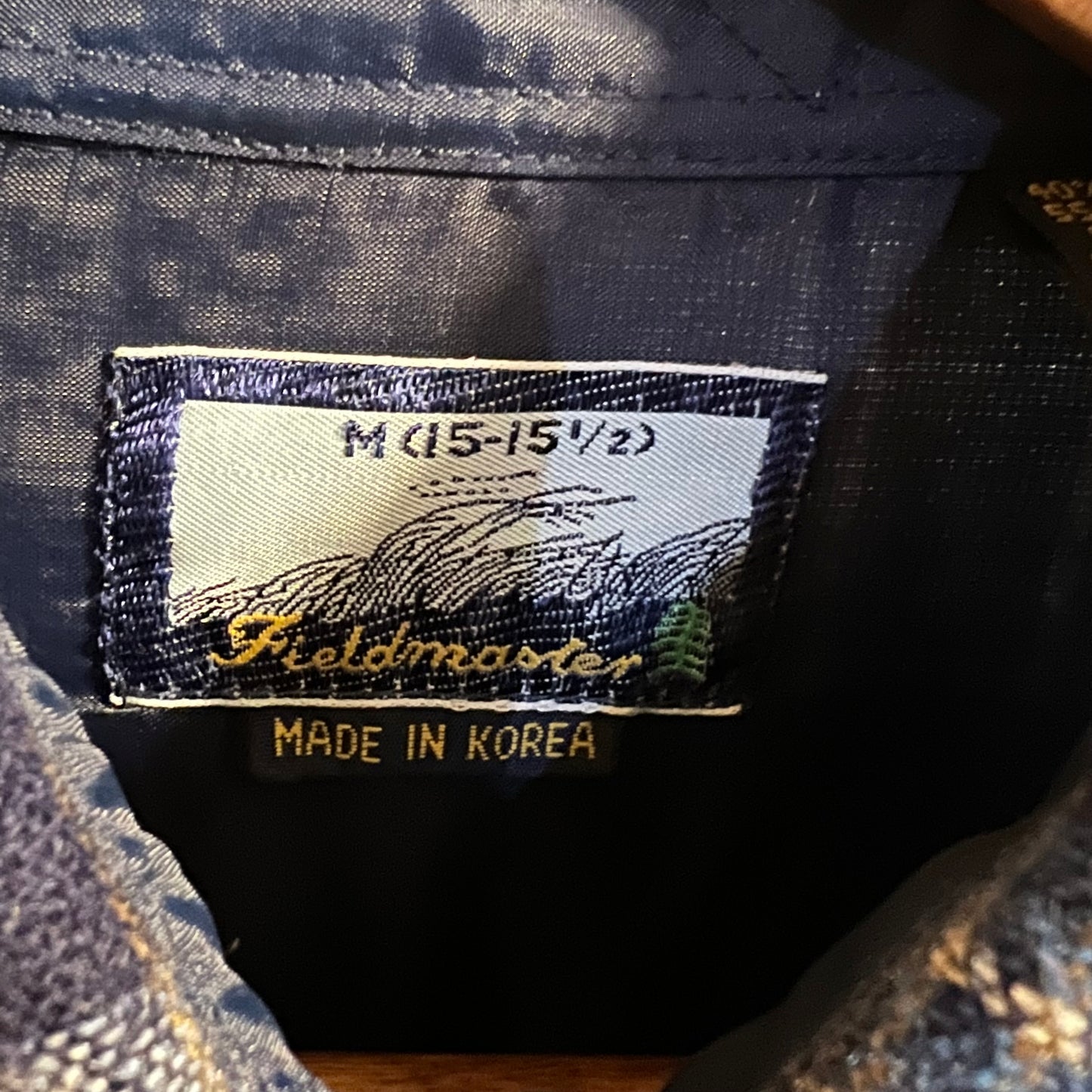Vintage Fieldmaster Wool Blend Plaid Flannel - Size Medium - Blue/Grey