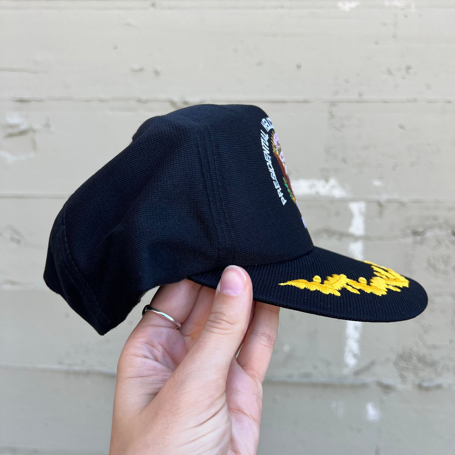 Vintage Presidential Helicopter Squadron 'HMX-1' Scrambled Egg Hat - O/S - Made In USA