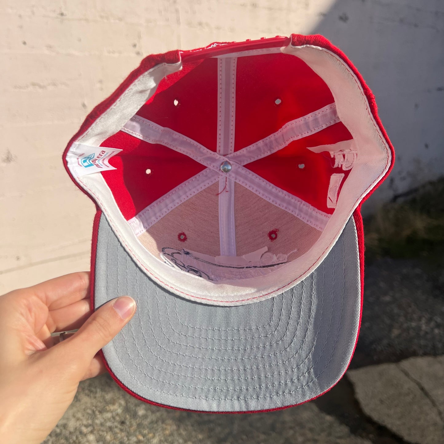 Vintage 1998 New Era St. Louis Cardinals Mark McGuire 62nd Home Run Record Snapback Hat - O/S - Made In USA