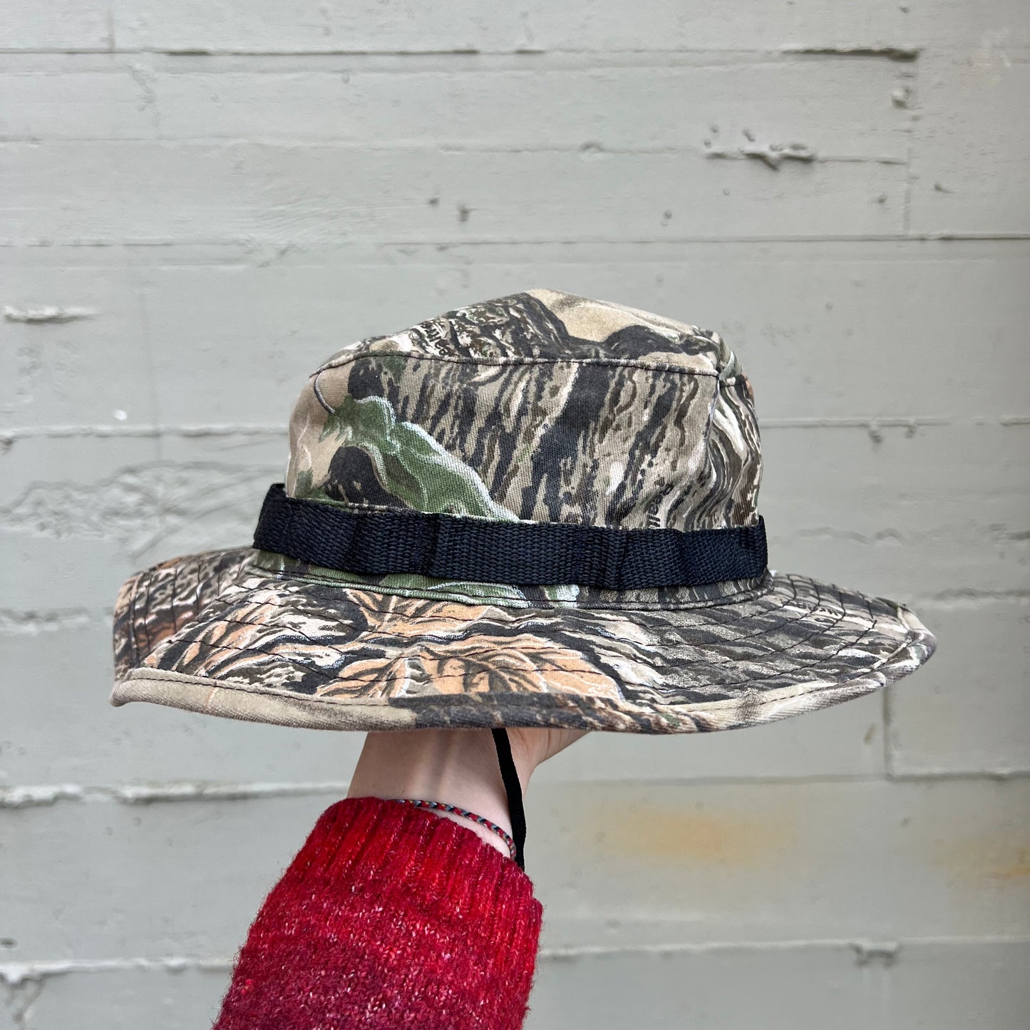 Vintage Realtree Camo Boonie Bucket Hat - Size Large - Made in USA