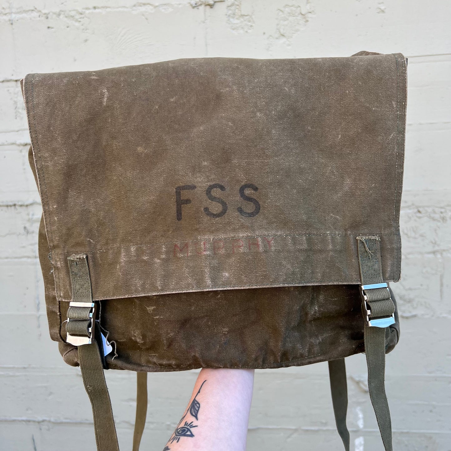 Vintage 1970's U.S. Forest Service Field Pack Rucksack - Olive Drab - NSN# 8465-00-205-3493