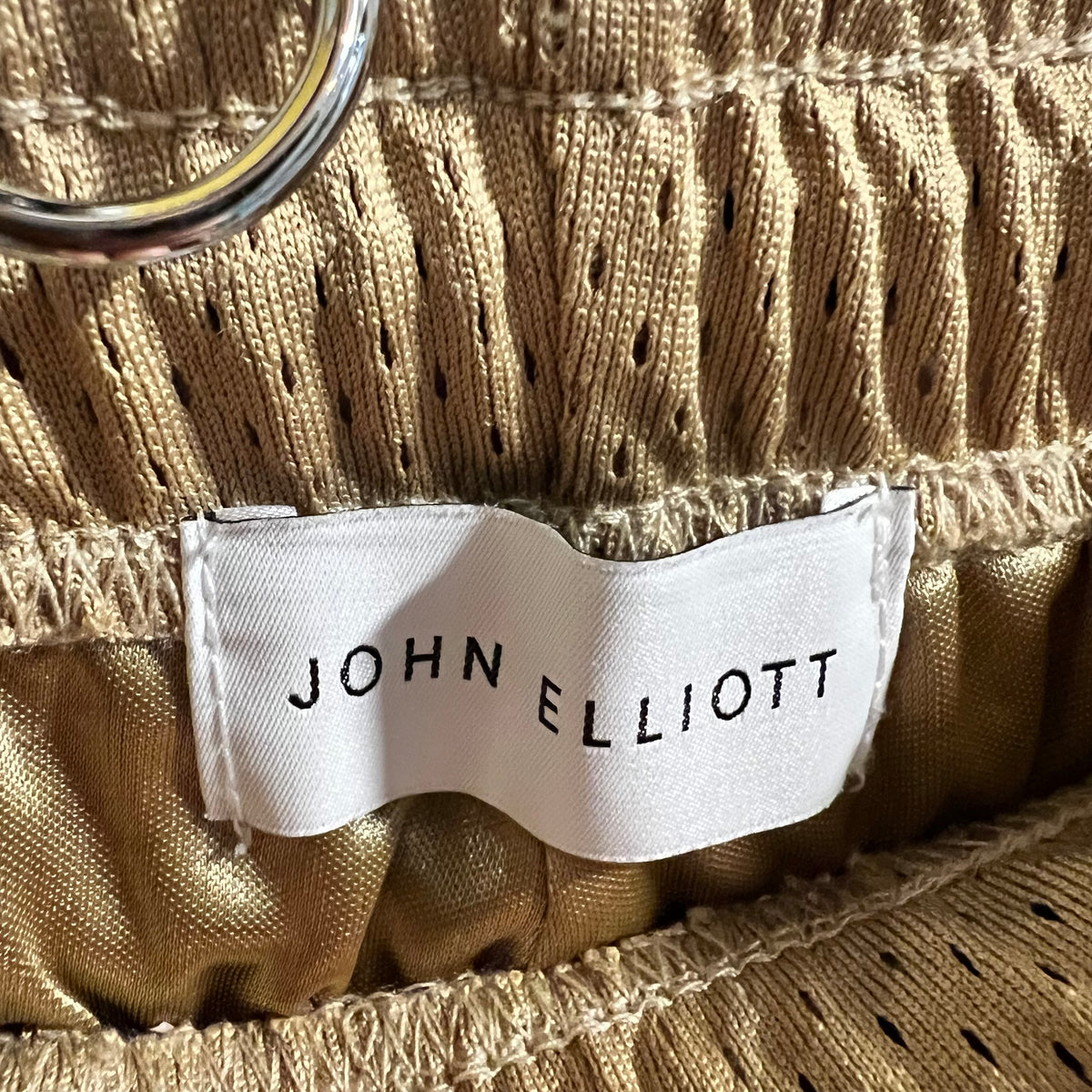*Pre-Owned* John Elliott AAU Mesh Short - Size Large (3) - Gold